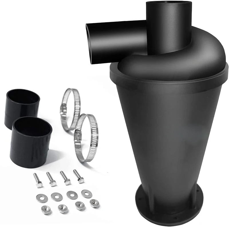 Ciclone Faça Você Mesmo Turbocharged Terceira Geração Industrial Coletor de pó Vasilha Vácuo Casa Limpeza com Base Flange pó