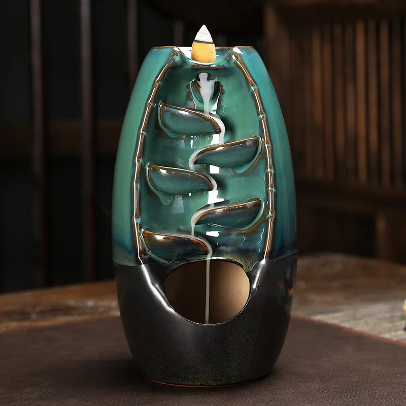 Ceramic reflux incense burner winding source incense burner ornaments incense burner frame incense burner  incense holder