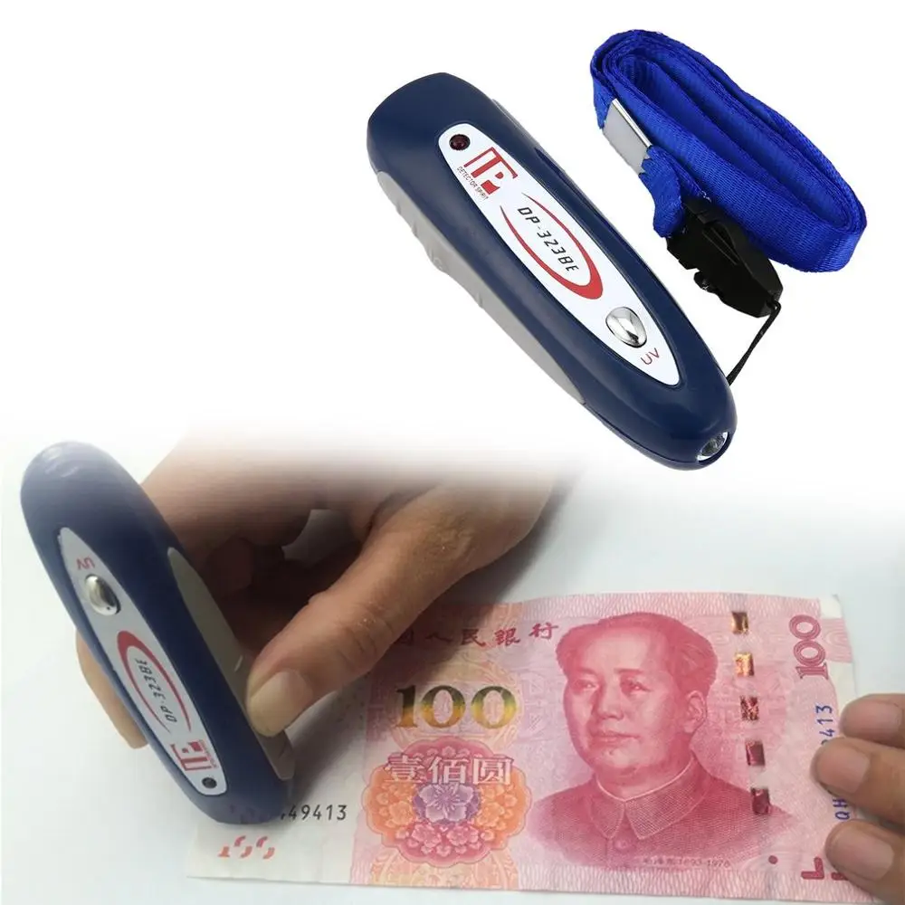 Nieuwste Mini 2 In 1 Uv Valuta Geld Note Detector Vals Checker Met Lanyard