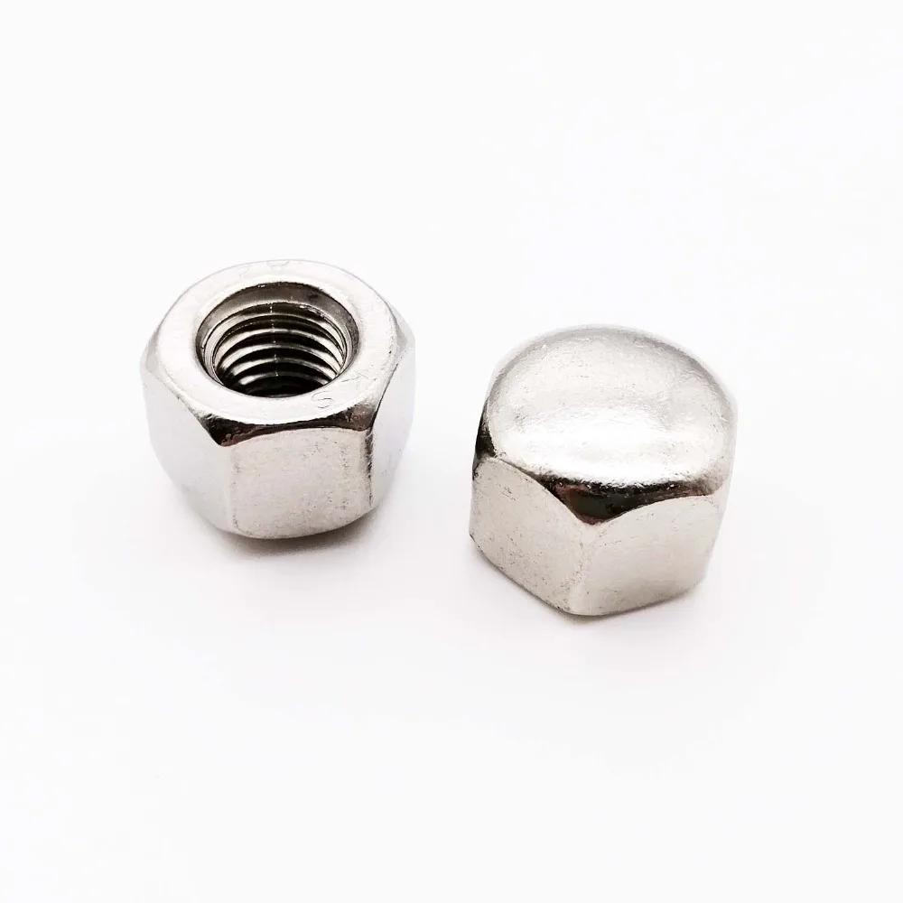 HZYUEGOU M3 M4 M5 M6 M8 M10 M12 M14 M16 304 A2 Edelstahl Sechskant Kurze Dünne Blindmutter DIN917 – Detail 4
