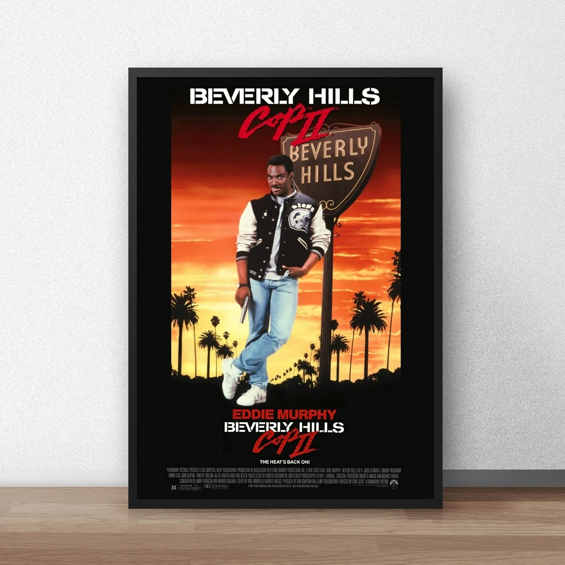 Beverly Hills Cop 2 Classic Movie Poster Canvas Print Home Decoration Wall Painting ( No Frame )