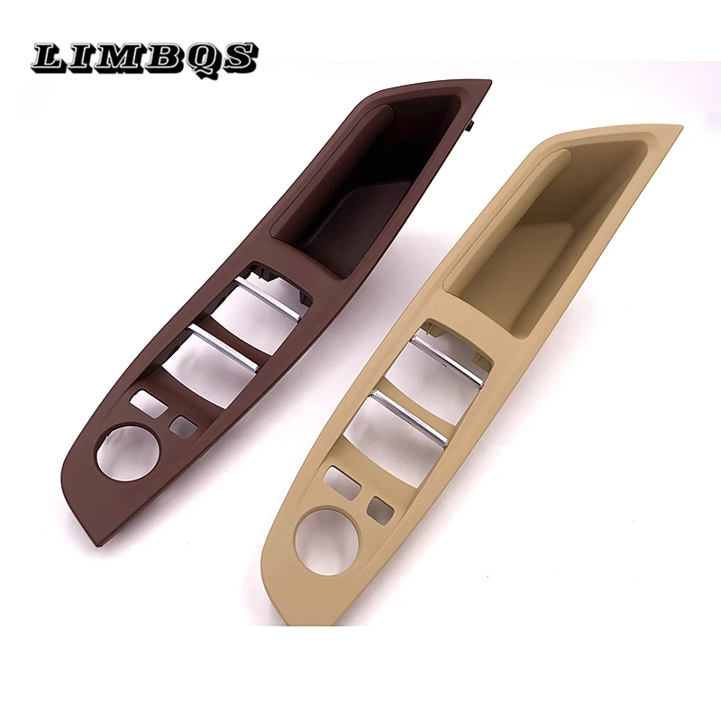 Car door handle for f10 f11 left front handle LHD left hand drive original door panel trim 520 525 cream brown colors door pull