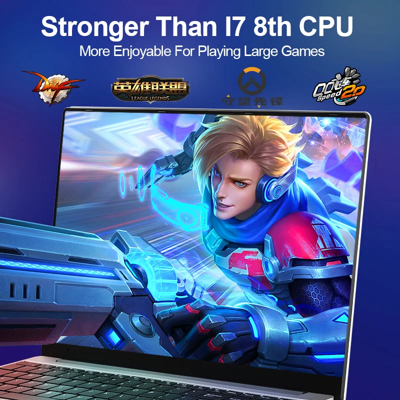 DASKA 15.6 Inch Laptop Chơi Game 1920X1080 Intel I7 6560U Quad Core RAM 8GB 128GB 256GB 512GB SSD Di Động Windows 10 Ultrabook