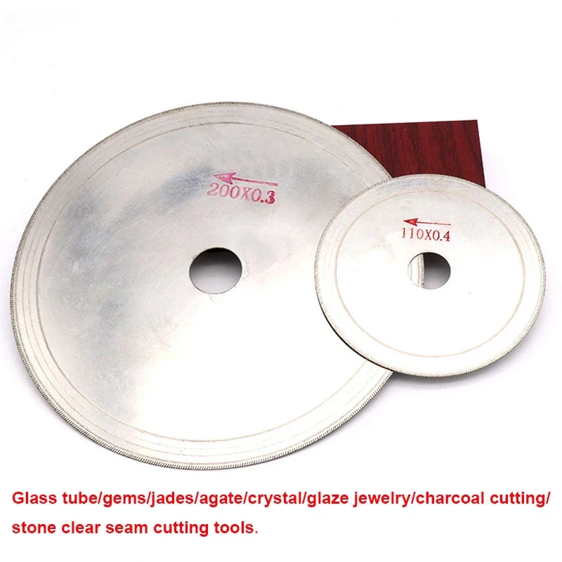 1PCS Diamond Saw Blade Ultra-thin Cutting Disc Outer Dia80~200mm Inner Dia 20/25mm Thickness 0.2~0.5mm Diamond Grinding Wheel