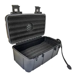 Cigar Plastic Travel Humidor Case - Waterproof, Dustproof, Shockproof Premium Plastic Shell Case