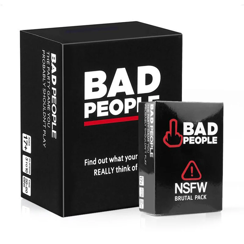 Juego de fiesta de personas malas, el juego de fiesta, el paquete de expansión NSFW, muy vendido