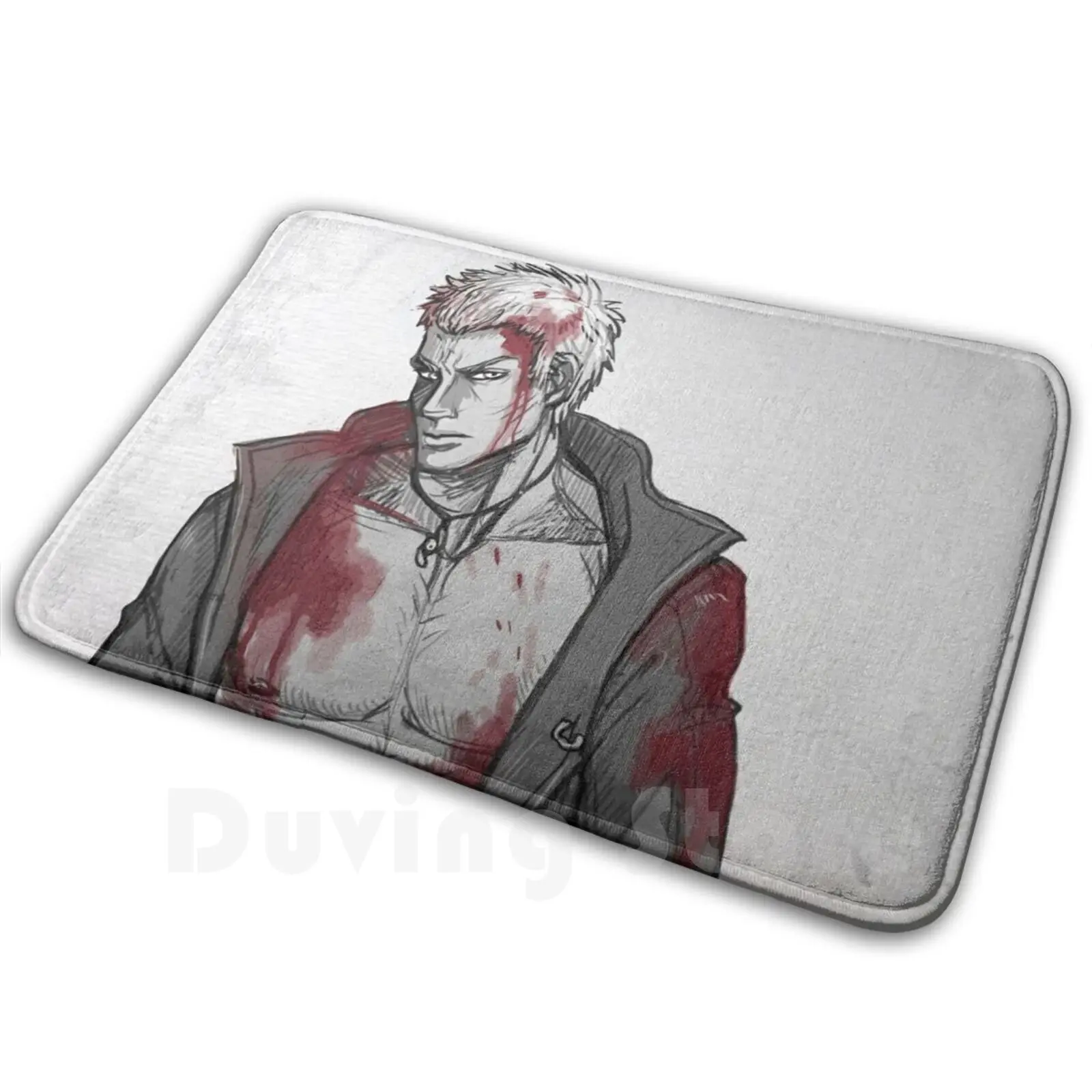 Nero 5 Carpet Mat Rug Cushion Soft Nero Nero Nero Dmc Nero Dmc5 Dante 5 Dmc5 Dante 5 Fanart Blood Sexy Hot Character