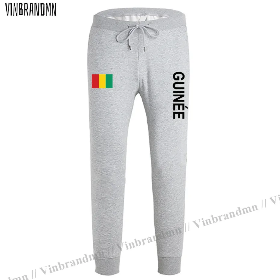 Republic of Guinea GIN Guinean GN mens pants joggers jumpsuit sweatpants track sweat fitness fleece tactical casual nation flag