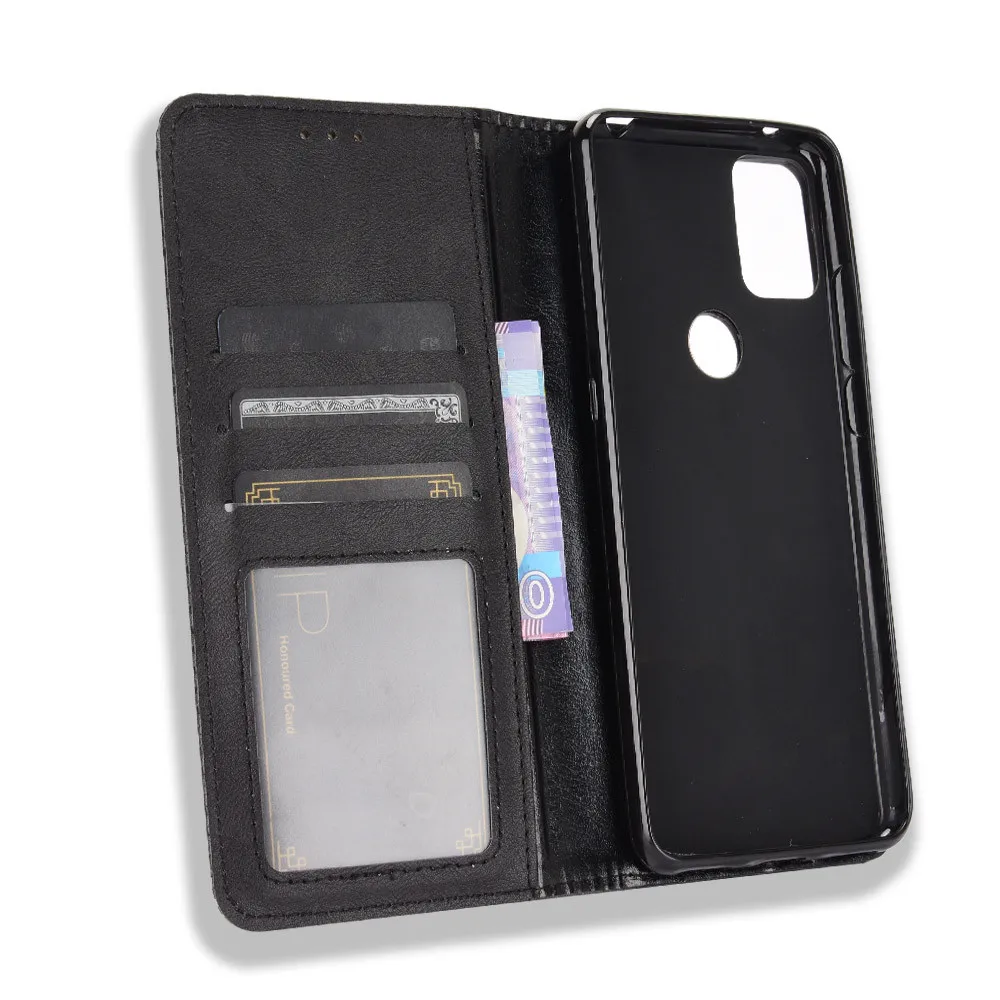 For Alcatel 3X 2020 Case Luxury Flip PU Leather Wallet Magnetic Adsorption Case For Alcatel 3 X 2020 Alcatel3X Phone Bags