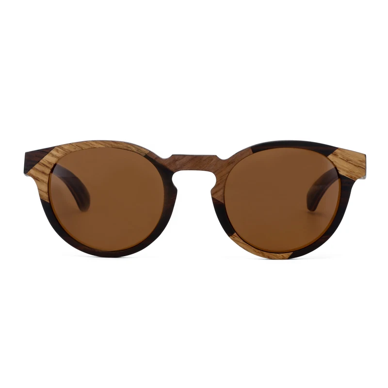 Unique Designer Wood Sunglasses Men and Women Multiple Wooden Stitching Anti Blue Lens UV400 Handmade with Case