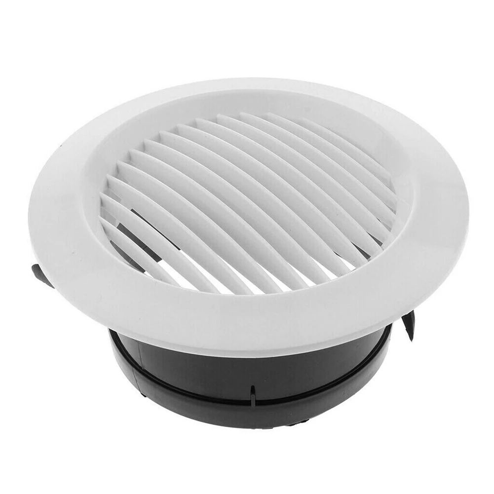 

Air Vent Grille Circular Indoor Ventilation Outlet Duct Pipe Cover Cap J2Y