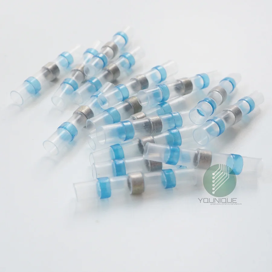 Heat Shrinkable Wire Terminals Electrical Insulated Automotive Spade Soldering Seal Connector Assortment Kit