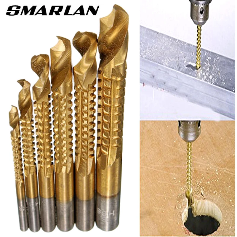 6 Stks/set Kobalt Boor Set Spiraal Schroef Metric Composiet Tap Boor Metalen Specia Multifunctionele Tap Twist boor Set