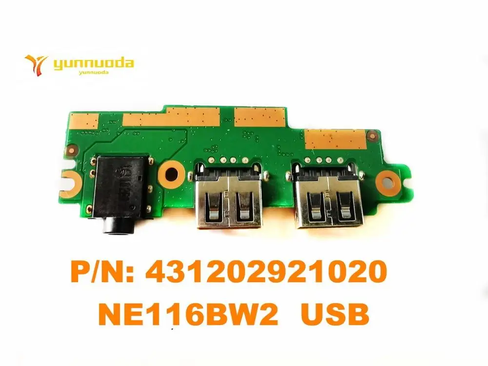 Original for Lenovo ideapad 110 audio jack USB board PN 431202921020  NE116BW2  USB   tested good free shipping
