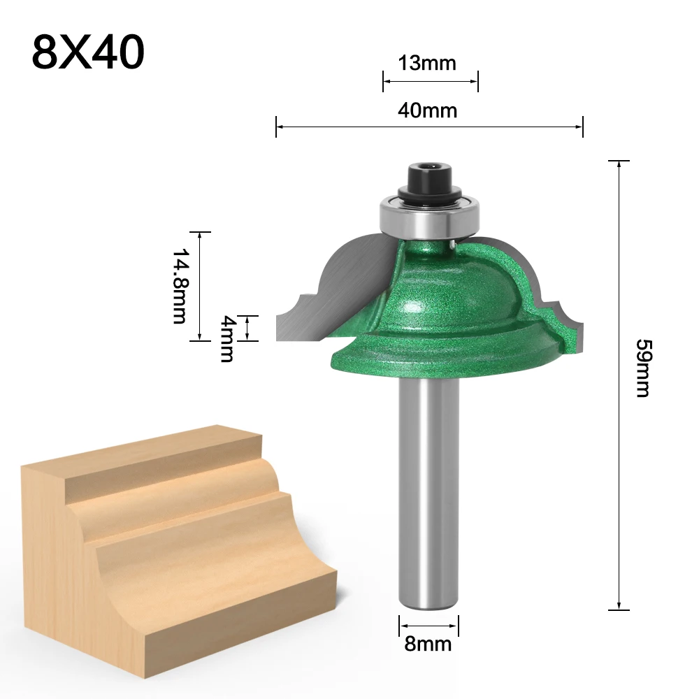 1Pc 8mm Shank classical bit Line knife Router Bit -  Line knife Woodworking cutter Tenon Cutter for Woodworking Tools