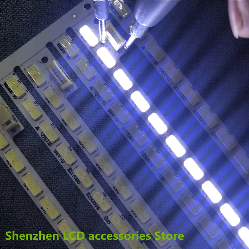 2 أجزاء/وحدة ل 55PFL5820/T3 تلفاز LCD شريط إضاءة خلفي 74.55T02.001-3-Dx1 55TA04/05 1 قطعة = 72LED 606 مللي متر 100% جديد