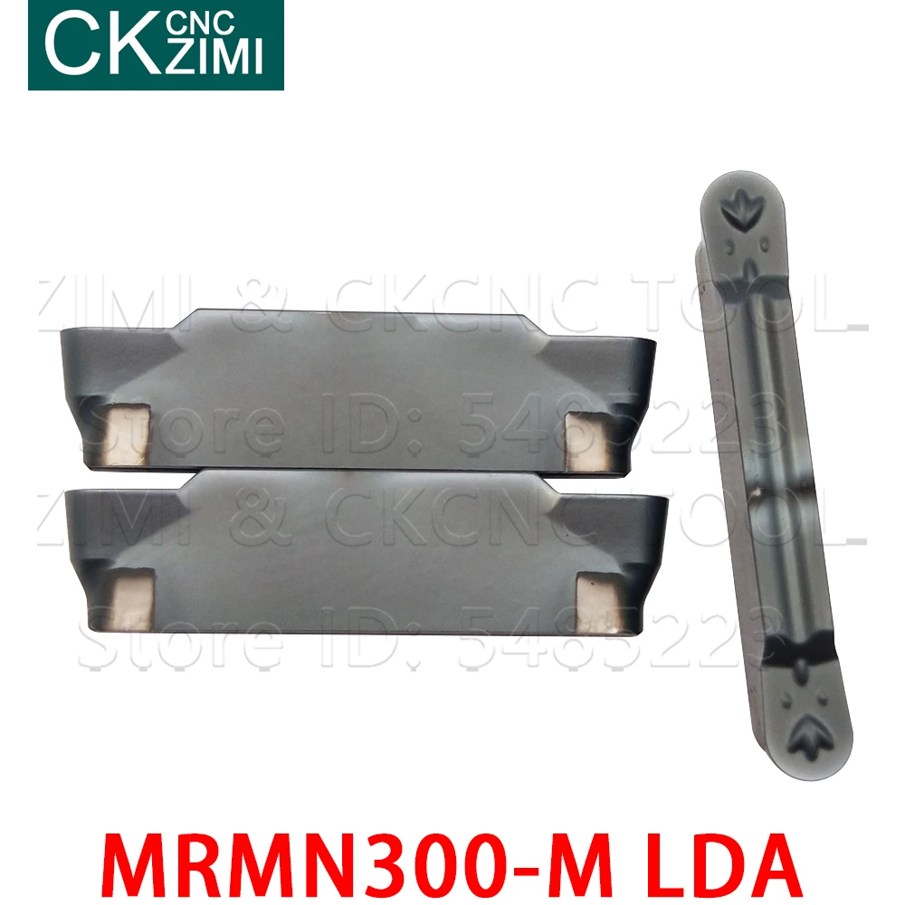 Inserti circolari del carburo della scanalatura del doppio LDA di MRMN300-M che scanalano gli inserti del carburo per gli utensili di tornitura dell'acciaio inossidabile MGEHR MGIVR MRMN