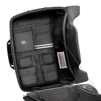 Motorcycle Luggage Bag Travel Pack Organizer Bag For Road King Street Glide For Electra Glide Touring Models 1984-2013 Tool Bag