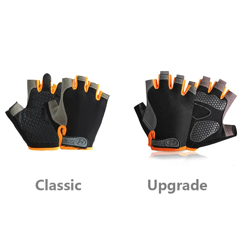 Professional Gym Fitness Breathable Anti-Slip Women Men Half Finger Summer Fishing Cycling Fingerless Gloves Female Bicycle Bike - 4