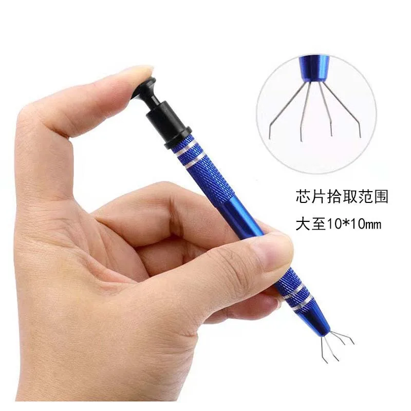 電子部品グラバーピックアップbgaチップ,電子修理ツール,金属4本の爪,1-100