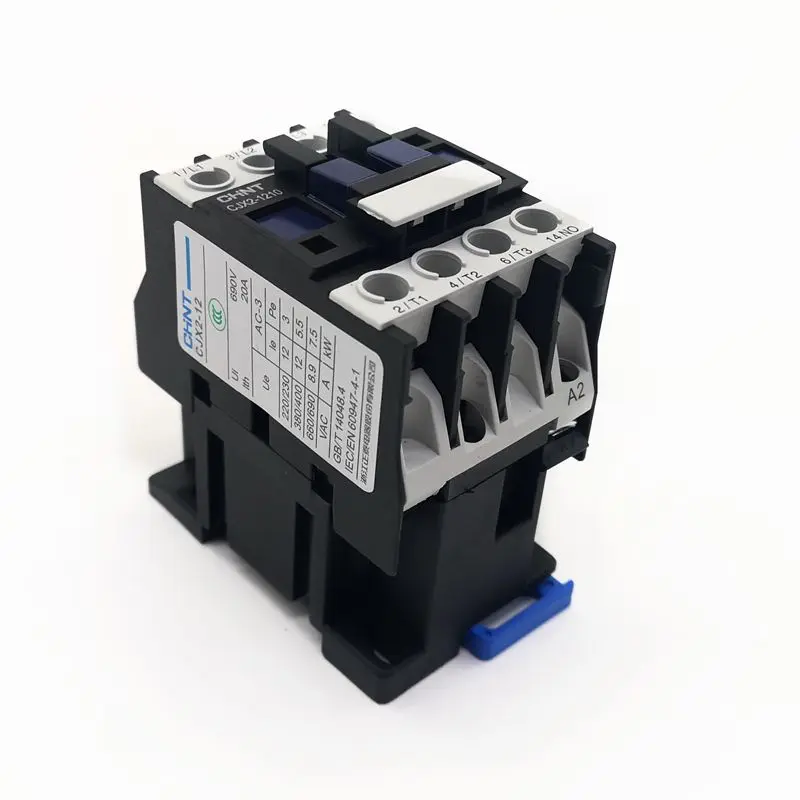 CHINT AC contactor CJX2-12  12A  Coil Voltage AC220V 380V 110V 24V 36V 48V CJX2-1210 1NO CJX2-1201 1NC Contactor