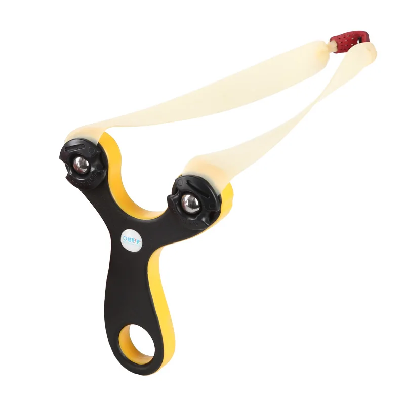 Outdoor Katapulten Nieuwe Kaart Bal Vissen Slingshot Platte En Ronde Rubber Band Pro Catapult Рогатка Боевая Мощьная Speelgoed