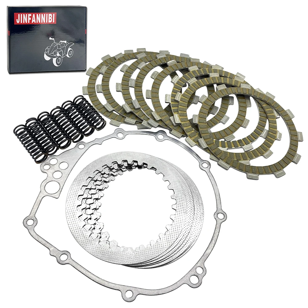 Kompletny zestaw sprzęgła Sprężyny i uszczelka o dużej wytrzymałości kompatybilny z Yamaha YZF R6 2003-2005 YZF R6S 2006-2009 FZ6 2004-2009