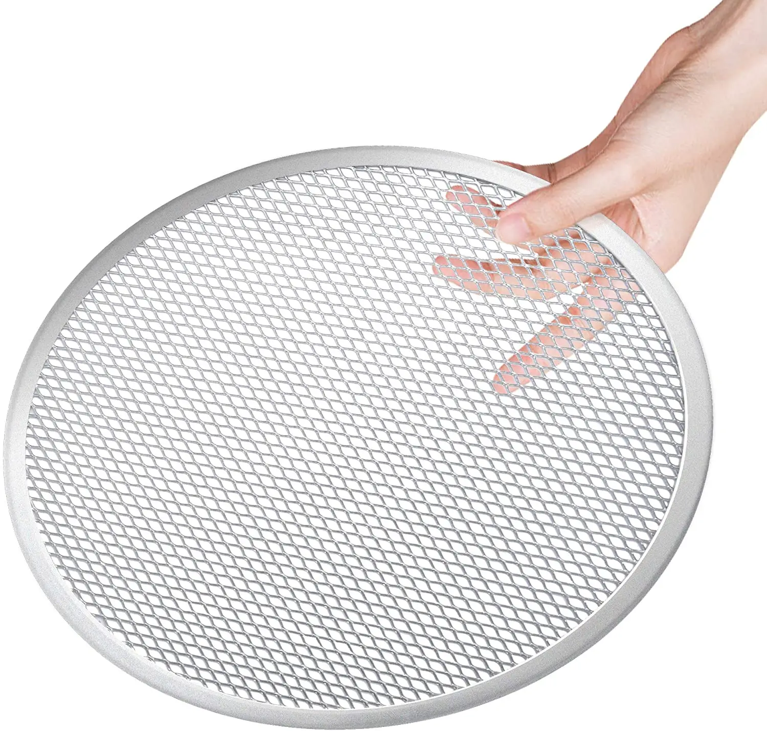 

10/11/12/13/14/16 Inch Pizza Pan Aluminum Thicken Non-stick Net Round Pizza Mesh Pan Baking Tray Kitchen Tool Bakeware