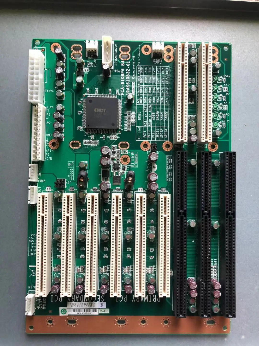 

PCA-6108P6 Rev.B4 6 PCI промышленные контрольные панели