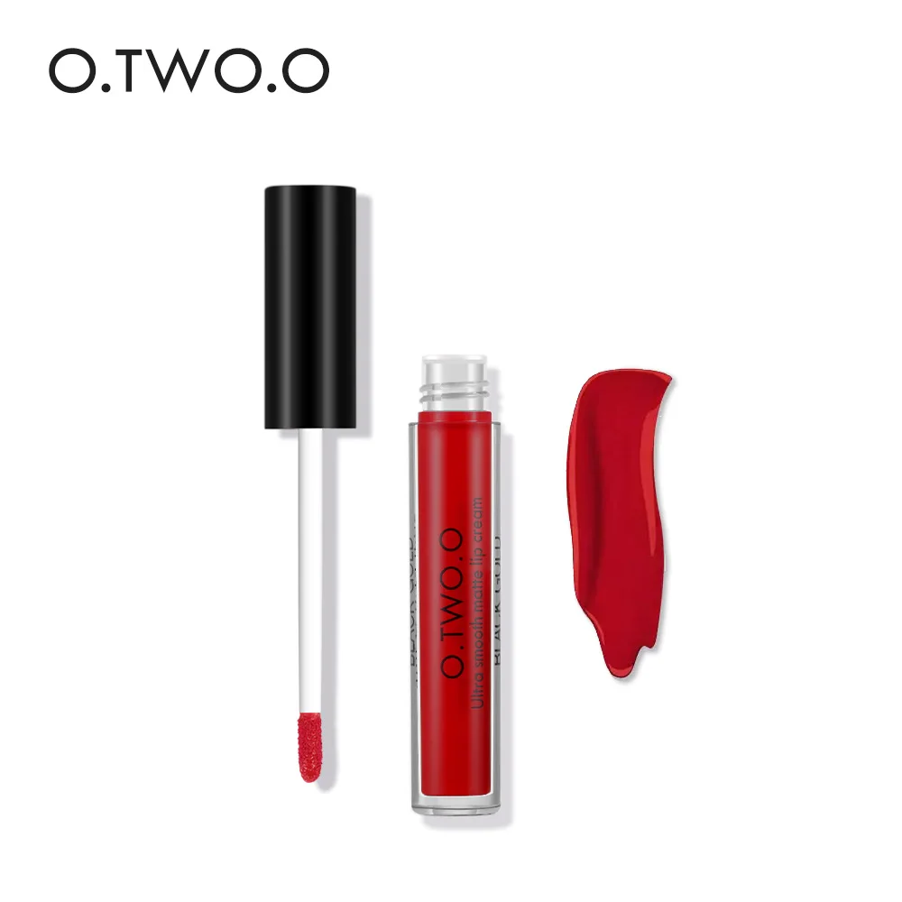 O.TW O.Oผ้าไหมVelvet LiquidลิปสติกMatte Lip Glossกันน้ำLong Lasting Lip Makeupเนื้อนุ่มเซ็กซี่ผู้หญิงNude Lip stick