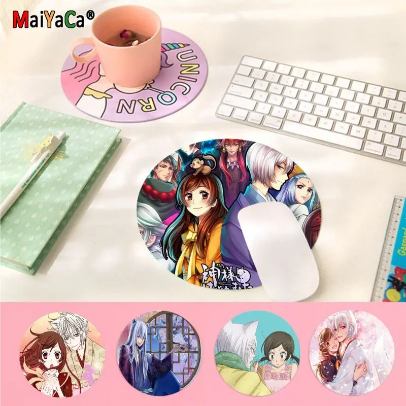 Maiyaca Top Quality Kamisama Hajimemashita gamer play mats round gaming Mousepad gaming Mousepad Rug For PC Laptop Notebook