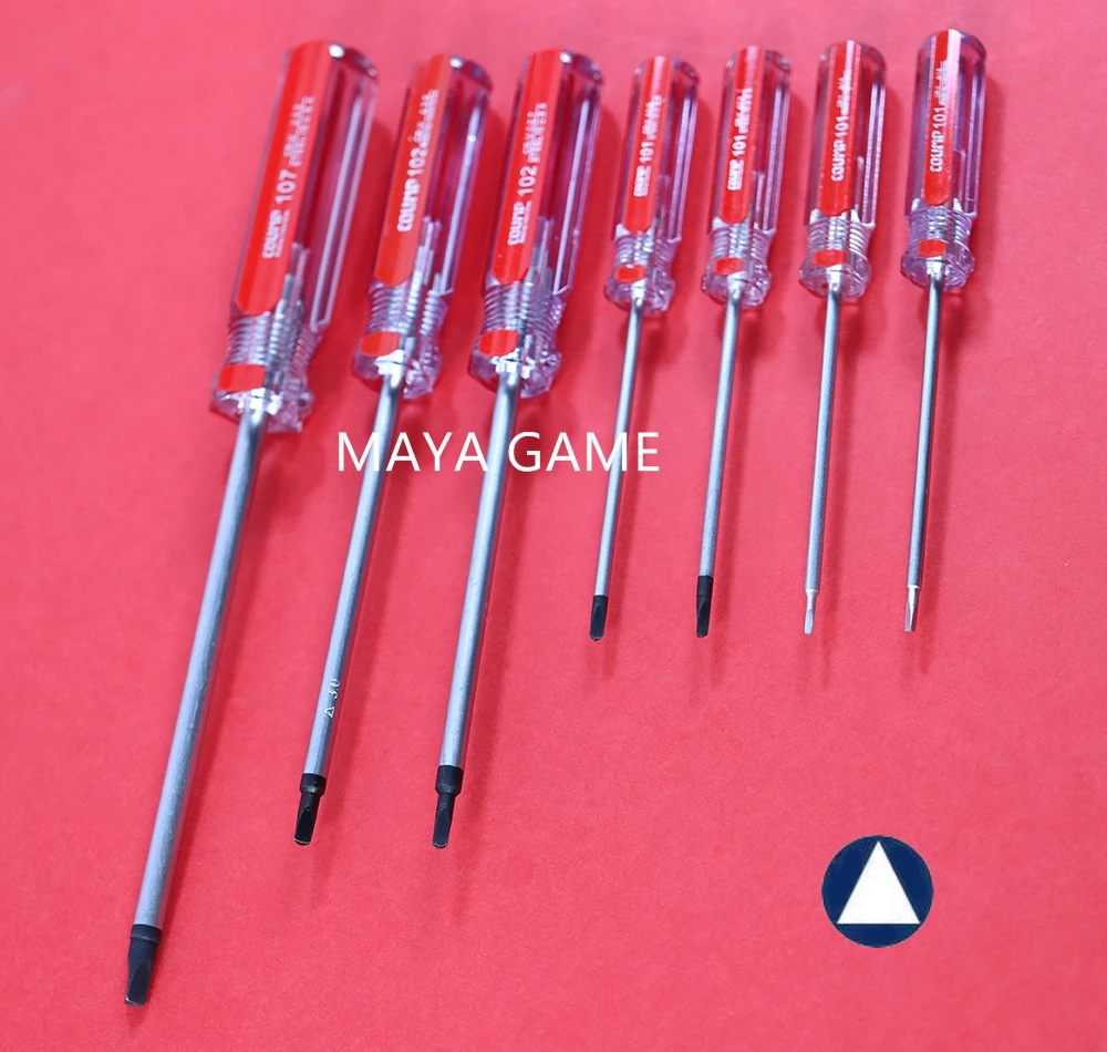 100 pz 1.4/1.8/ 2.0/ 2.3/2.7/ 3.0/ 4.2mm Cacciavite Triangolare Triangolo Esterno Cacciavite Cacciavite Magnetico strumento di riparazione
