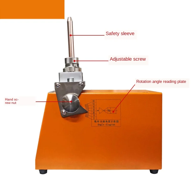 Tungsten needle sharpener tungsten electrode grinder ultra wide angle double wheel shaft tungsten electrode grinder special purp