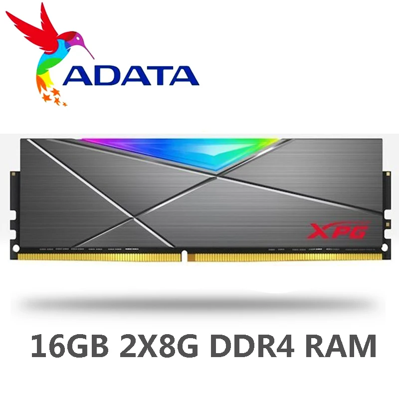 ADATA XPG D50 RGB PC Desktop Memory 8G 16G 32GB RAM Memoria Module 8GB 16GB 2X8GB DDR4 PC4 3200Mhz 3600MHZ