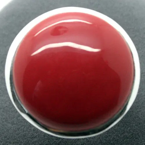 wholesale good Rare Red Coral 24mm 925 Silver Jewelry Ring Size 7/8/9/10 silver-jewelry