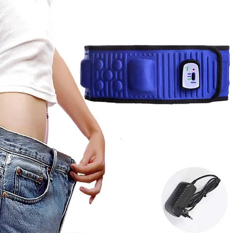 

Electric Abdominal Stimulator Massager X5 Times Weight Loss Fat Burning Body Vibrating Slimming Belt Belly Muscle Waist Trainer