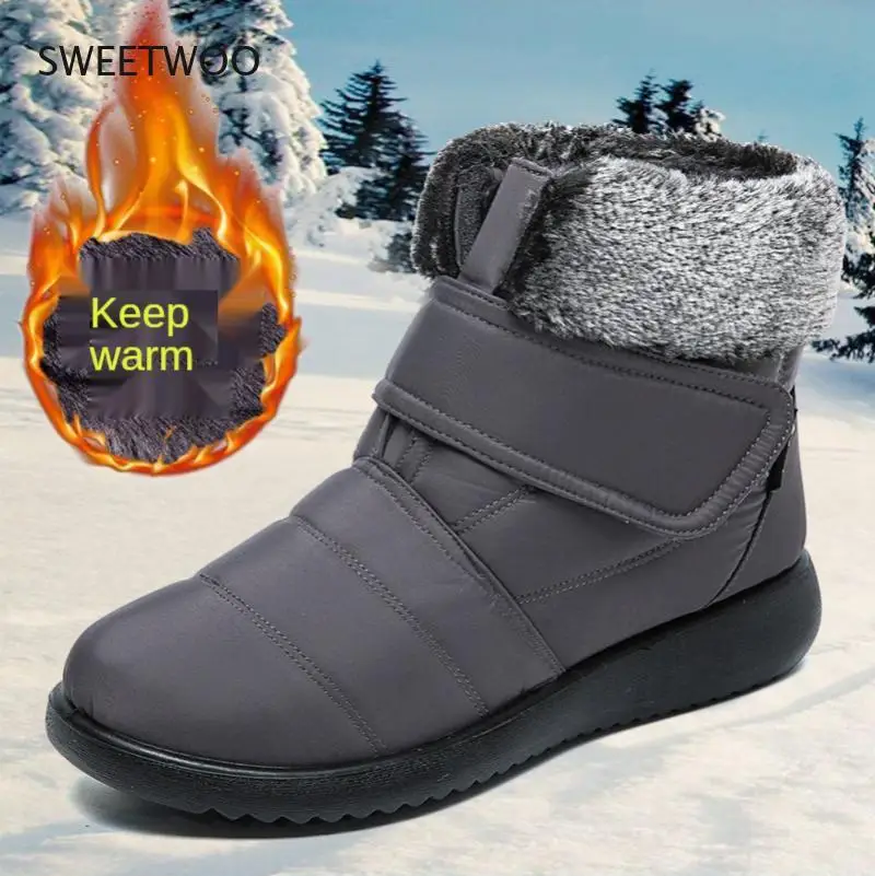 Winter Shoes for Women Retro Style Ankle Boots Women Winter Boots Shoes Woman Ankle Boots 2021