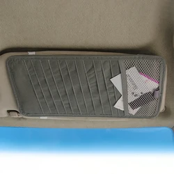 12 Slot Car CD Holder Auto Visor DVD Disk Card Case Clipper Bag Interior Organizer Cover Automobile Storage Bag Accessories