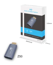 Z50 4K Video Capture Card type c USB c female to HDMI-compatible male 1080P Live Video Streaming Game Recorder 60hz