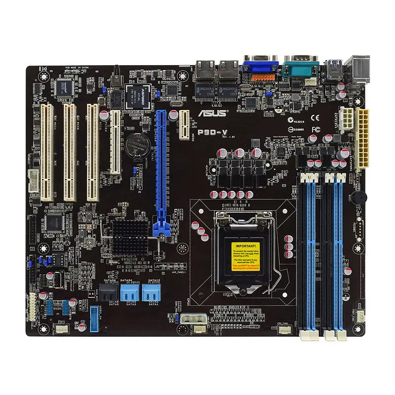 Imagem -05 - Asus-lga 1150 Placa-mãe P9d-v Suporte Ddr3 Xeon e3 Core i3 Cpus Intel C224 32g Pci-e X16 Vga Usb 3.0 Sata3 Atx