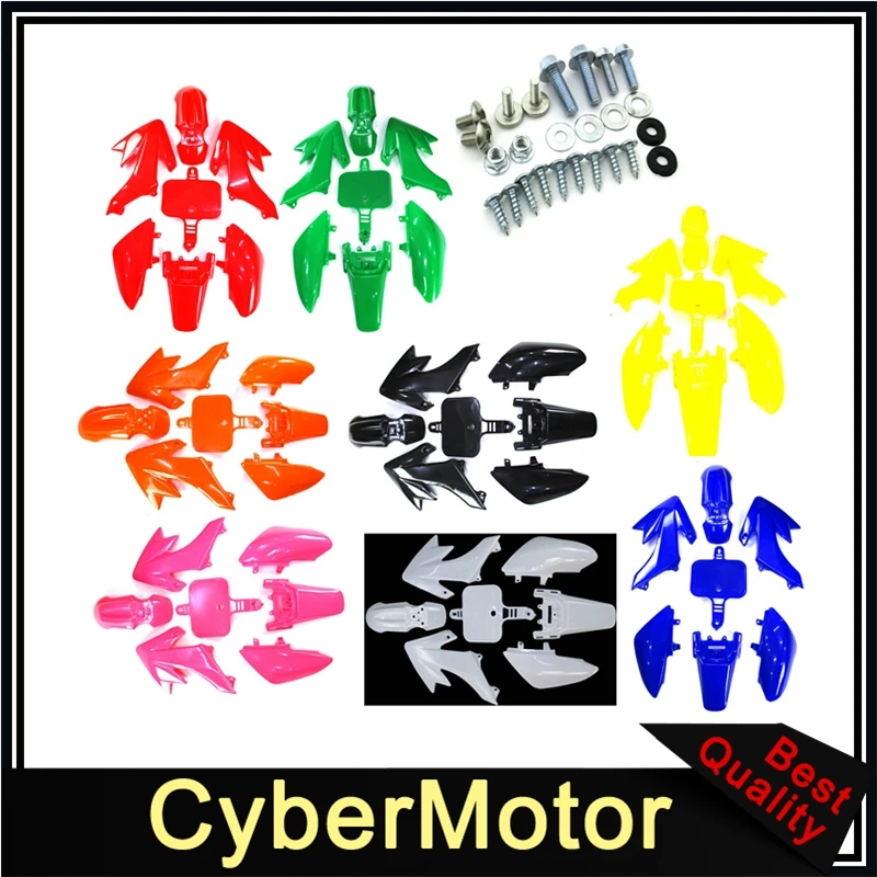 Plastic Fairing Fender Body Kits Screws For Honda XR50 CRF50 Dirt Bike Chinese 50cc 70cc 90cc 110cc 125cc 150cc 160cc SSR GPX