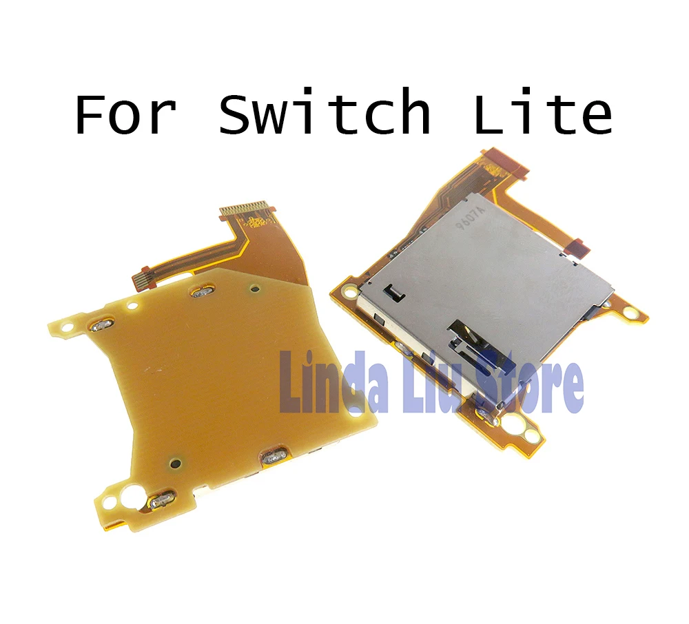 1pc Original For Nintend NS Switch lite Game Console Game Card slot with headset motherboard PCB Replacement repair parts