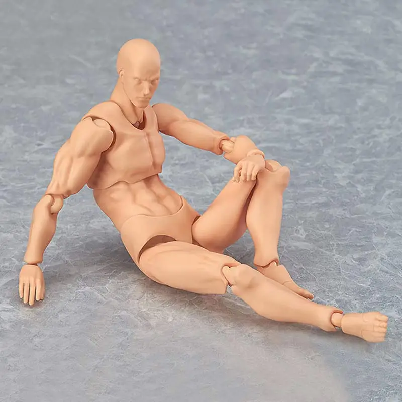 2 Pcs/Set Light Body Chan & Kun PVC Movebale Action Figure Model For SHF Version 2.0 Gifts Mannequin for Drawing Art