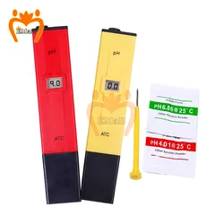 High Accuracy 0.1 LCD Digital PH Meter Tester for Water Food Aquarium Pool Hydroponics Pocket Size PH Tester With Screwdriver