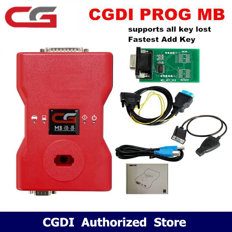 Original High quality CGDI Prog MB for Benz Car Key Add Fastest for Benz Key Programmer Support All Key Lost with ELV adapter