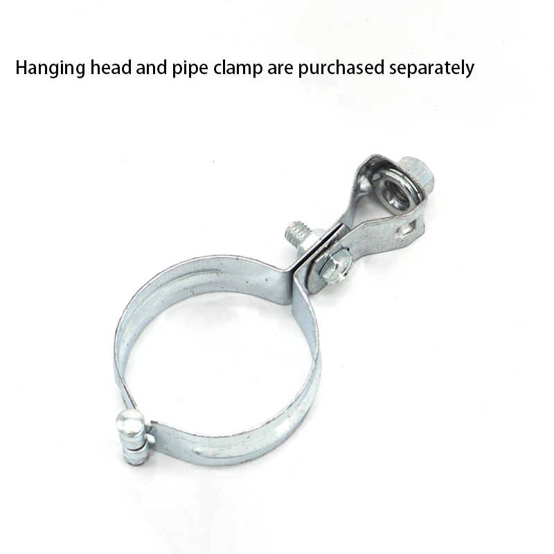 10pcs Thickened hoop elevator galvanized pipe clamp water pipe fixing clip galvanized hoop hose clamp 1.5mm