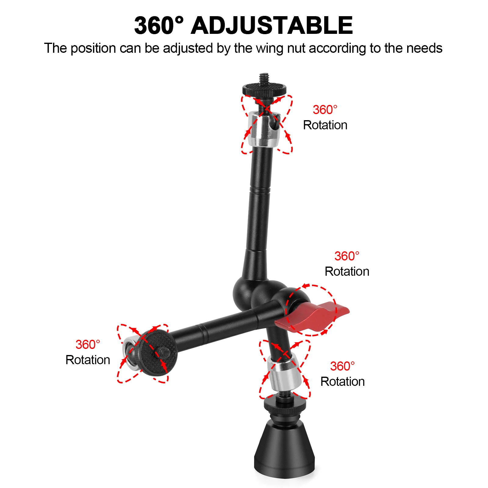 DONour-Pince à souder avec base magnétique, bras articulés flexibles, pince PCB magique pour odorà air chaud