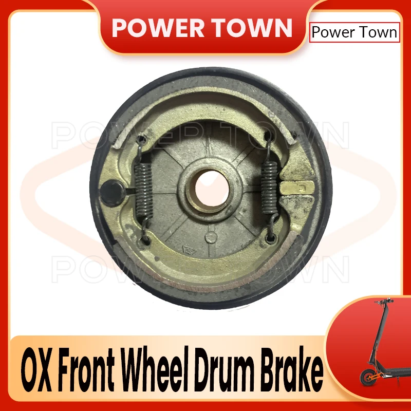 Front Wheel Drum Brake and Pads for OX SUPER HERO ECO  Electric Scooter