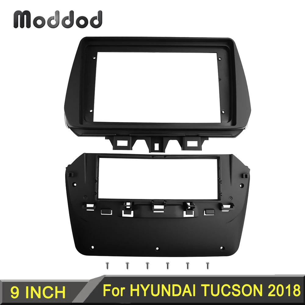 

Radio Fascia Fit for HYUNDAI TUCSON 2018 9 Inch Dash Refitting Installation Kit Stereo DVD Player Panel Face Plate Audio Frame