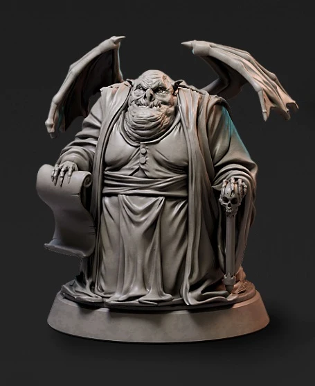 75mm  Resin Model Kits Orc The Wizard  Figure Unpainted No Color RW-940